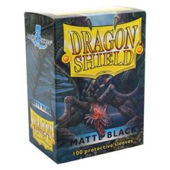 Matte Black Standard Sleeves (100) Dragon Shield