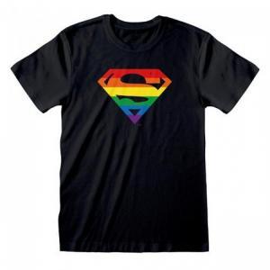 DC COMICS: Pride - T-SHIRT - SUPERMAN LOGO (M)