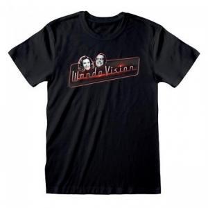 Marvel: Wandavision - T-SHIRT - Logo and Faces (M)