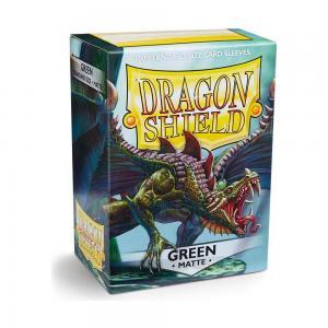 Matte Green Standard Sleeves (100) Dragon Shield
