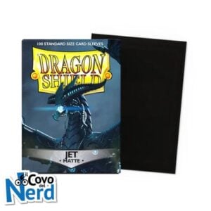 Matte Jet Sleeves Standard (100) Dragon Shield