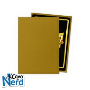 Matte Gold Sleeves Standard (100) Dragon Shield