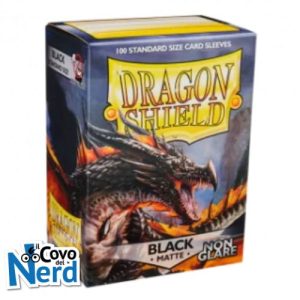 100 Dragon Shield Sleeves - Matte Black Non Glare