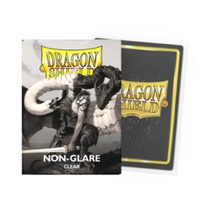 100 Dragon Shield Sleeves - Matte non Glare Clear