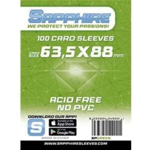 Sapphire Card Sleeves - 100 Sleeves