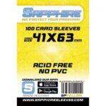 Sapphire Card Sleeves yellow