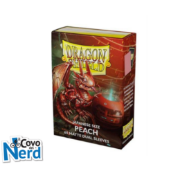 Dual Matte Peach Piip Japanese Sleeves (60) Dragon Shield