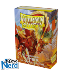 Dual Matte Ember "Alaria, Warrior Princess" Japanese Sleeves (60) Dragon Shield