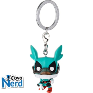 Alternative view of Funko POP! Keychain: My Hero Academia - Izuku Midoriya (Deku w/Helmet)