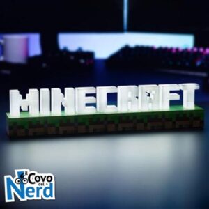 Minecraft Logo Light - Lampada Paladone