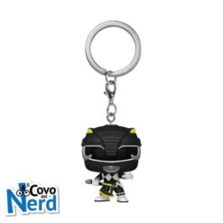 Funko POP! Keychain: Power Rangers - Black Ranger - immagine 2