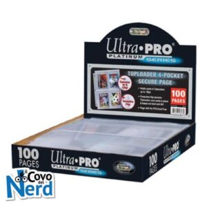 Platinum Series For Toploaders Page Display (100pz) Ultra Pro 15848