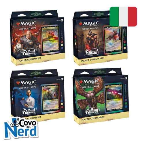Fallout Commander Decks ITA Display (4 Decks) - Magic the Gathering