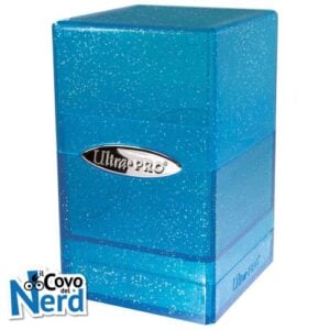 Blue Glitter Satin Tower Deck Box - Ultra Pro