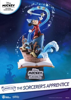 Mickey Mouse Figure: Disney - The Sorcerer's Apprentice Diorama - D-Stage 018 Beast Kingdom - immagine 2