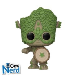 Funko POP! Marvel: We Are Groot - Groot as Captain America 1392 - immagine 2