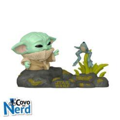 Funko POP! Star Wars Deluxe: Mandalorian - Grogu w/Frog 721 - immagine 2