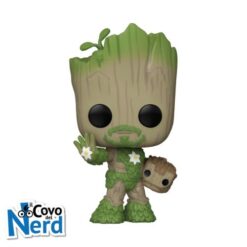Funko POP! Marvel: We Are Groot - Groot as Iron Man 1393 - immagine 2
