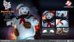 Stay Puft Marshmallow Man Figure - Ghostbusters Soft Vinyl Statue - Burning Edition Normal Version - 30 Cm - immagine 3