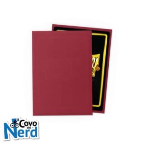 Matte Blood Red Standard Sleeves (100) Dragon Shield