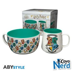 Breakfast Set Mug + Bowl - le quattro casate - Harry Potter - BS0039