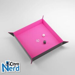 Magnetic Dice Tray Quadrato Black/Purple - Gamegenic
