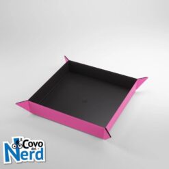 Magnetic Dice Tray Esagonale Nero/Rosa - Gamegenic