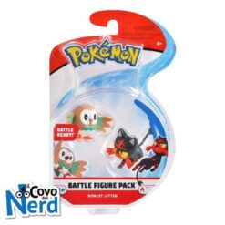 Pokémon Battle Figure Mini Figure Rowlet & Litten 5 cm