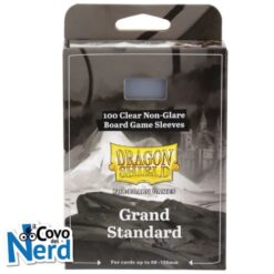 100 Dragon Shield Sleeves - per giochi da tavolo - DS BGS Grand Standard - 88X126