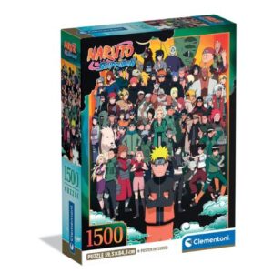 Naruto Puzzle Compact 1500 Pezzi Clementoni 31748