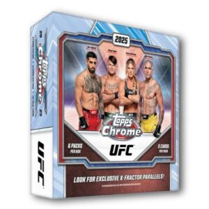 2025 Topps Chrome UFC - Mega Box da 6 Bustine da 8 Carte