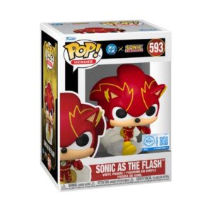 Funko POP! Heroes: DC x Sonic The hedgehog - Sonic as The Flash 593 Limited Edition