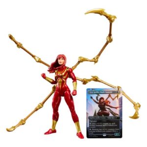 Mary Jane Watson (Iron Spider) (plus Exclusive Foil Card) Figure – Marvel Legends Magic: The Gathering Action Figure