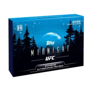 2025 Topps Midnight UFC - Hobby Box da un Pacchetto da 7 Carte