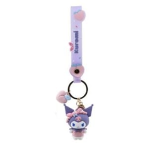 Hello Kitty and Friends: Keychain & Strap Peach Kuromi - YuMe