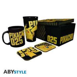 Pokémon - Gift set Bicchiere XXL + Mug + sottobicchieri - GFB108