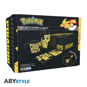 Pokémon - Gift set Bicchiere XXL + Mug + sottobicchieri - GFB108