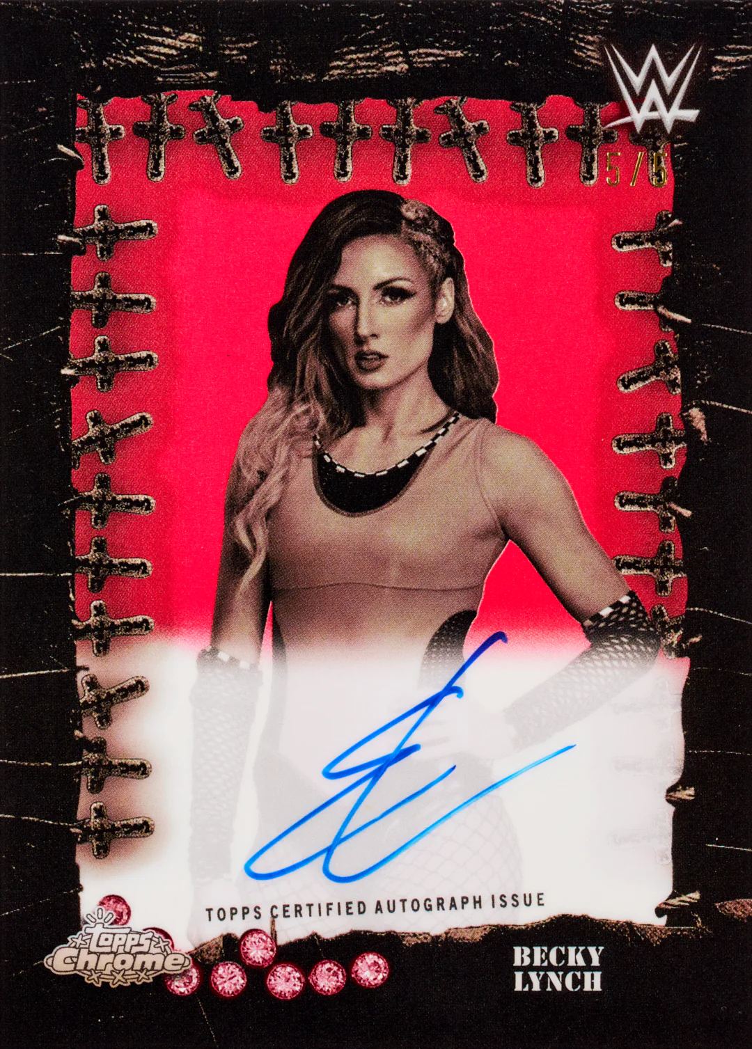 2025 Topps Chrome® WWE x Cactus Jack - Hobby Box da 20 Bustine da 4 Carte - immagine 6
