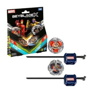 Beyblade X Marvel Collab Multipack - Iron Man & Thanos