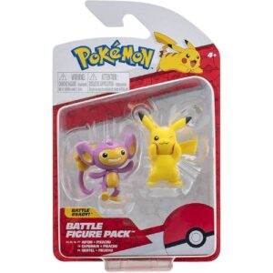Pokémon Battle Figure Mini Figure Aipom Pikachu 5 cm Jazwares
