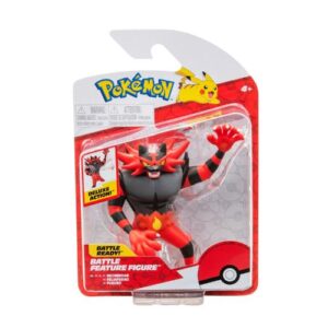 Pokémon Battle Figure Mini Figure snodabile Incineroar 5 cm Jazwares