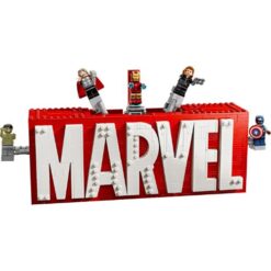 Logo e Minifigure MARVEL - LEGO Marvel