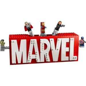 Logo e Minifigure MARVEL - LEGO Marvel