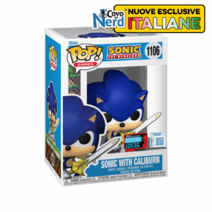 Funko POP! Games: Sonic The Hedgehog - Sonic with Caliburn 1106 2025 Fall Edition Limited Edition Esclusiva Covo del Nerd