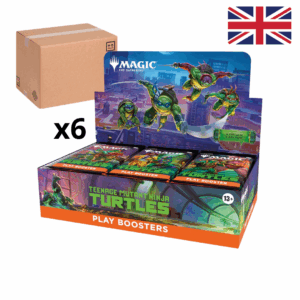 Teenage Mutants Ninja Turtles Case di 6 Play Booster Box ENG Magic the Gathering TMNT (180 Bustine)