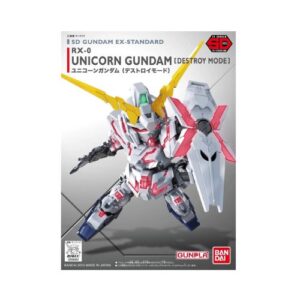 Super Deformed - EX-Standard Unicorn Gundam (Destroy Mode) - MODEL KIT- MK65619 - Gundam
