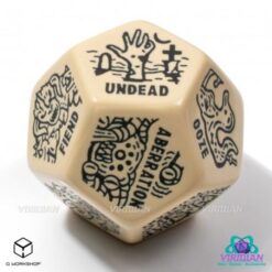 Monster Generator Die: Beige&Black - Q-Workshop