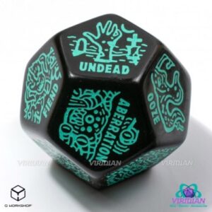 Monster Generator Die: Black&Turquise - Q-Workshop