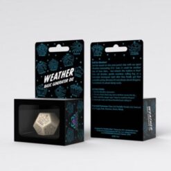 Weather Generator Die: Beige&Black - Q-Workshop