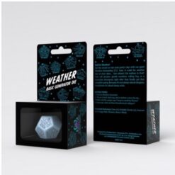 Weather Generator Die: Blue&Black - Q-Workshop